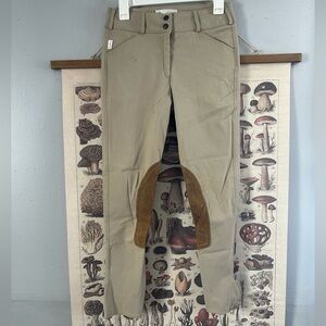 Tailored Sportsman Front Zip Breeches 28R | Knee Patch | Made in USA